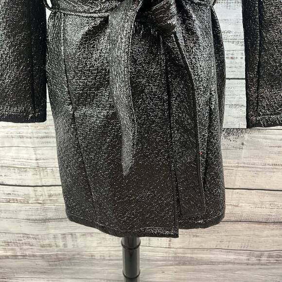 Weatherproof Vintage Women's Long Wrap Jacket w/ Belt size Small Career Church - Picture 7 of 15